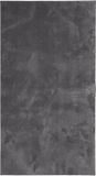 vidaXL - Vloerkleed - HUARTE - laagpolig - zacht - wasbaar - 60x110 cm - antraciet