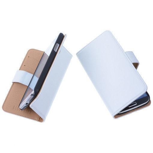 Best Cases PU Leder Wit Hoesje Nokia Lumia 925 Book/Wallet Case/Cover