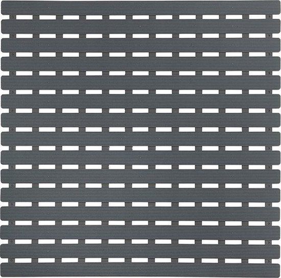 Wenko Arinos Badmat - 54 x 54 cm - Antraciet