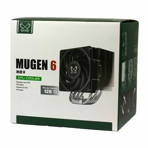 Scythe Mugen 6 Processor Cooler - 120mm Fan - Black/Silver