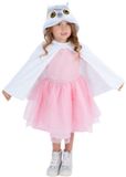 Smiffys Ooh Hoo Witte Uil Cape Kind