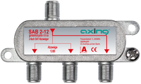 AXING SAB 2-12 - Splitter - F-connector - Aluminium