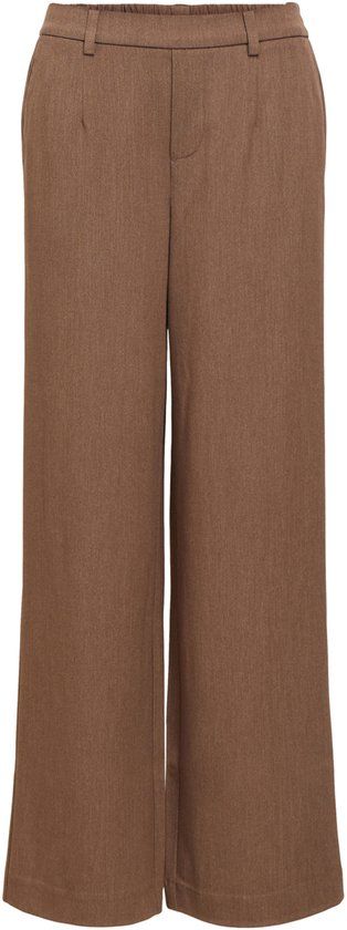 Object Objlisa Wide Pant Noos 23037921 Dames W44 Lichtbruin