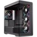 Einarex ZM800 Boîtier PC Micro ATX ATX avec Panneaux Vitrés (Noir)