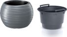 Prosperplast Bloempot Maze Grijs Kunststof Ovaal 36L