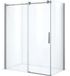 Maxaro Douchecabine Crystal Allure Helder 160x90cm met Schuifdeur Rond Rollersysteem