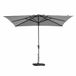 Madison Parasol vierkant Syros Lichtgrijs - 8713229077488