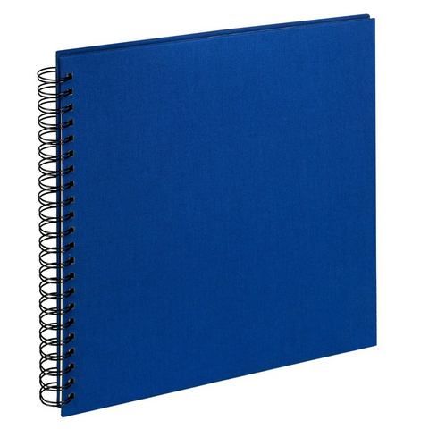 Walther Design SA-510-L spiraalalbum Cloth, blauw, 30x30 cm