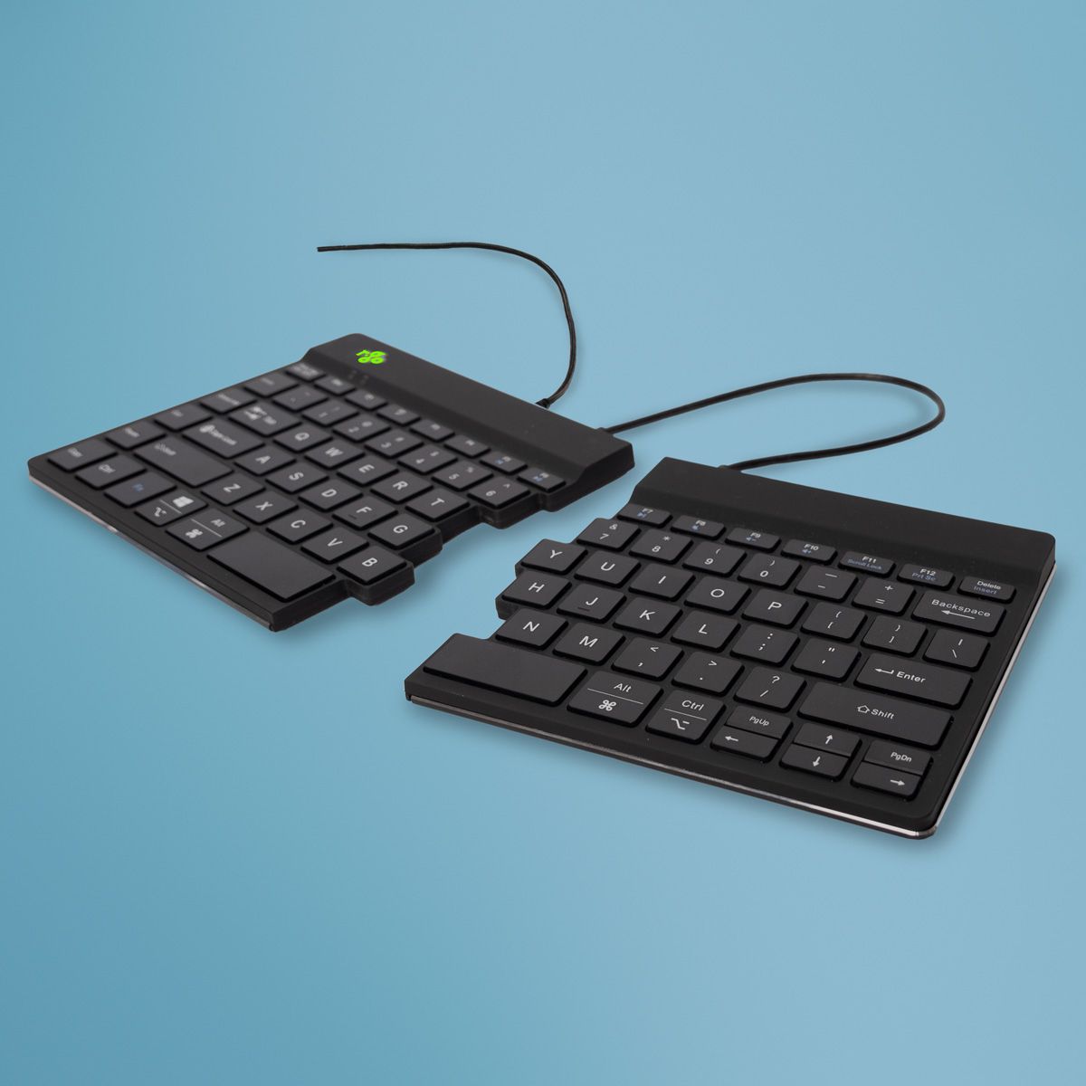 R-Go Tools Split Ergonomic Keyboard - US QWERTY - Black - Wired
