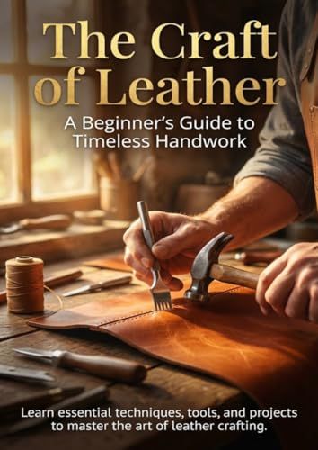 The Craft of Leather: A Beginner’s Guide to Timeless Handwork: Learn essential techniques, tools, and projects to master the art of leather crafting.