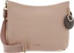 Mandarina Duck Leren Schoudertas Mellow Leather Crossover Lamb's Wool Zalmroze