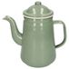 Dille &amp; Kamille Koffiepot, emaille, groengrijs/wit, 1,3 L