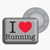 Bibbits hardloopmagneten | I love running Silver