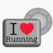Bibbits hardloopmagneten | I love running Silver