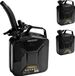 Monzana Jerrycan - Set van 3 5L Schenktuit - Zwart