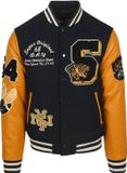 Superdry Varsity Bomber Jas Navy - Maat XL - Heren - Tussenjas