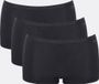 Sloggi GO Daily Cotton Short 3P Dames Onderbroek - Zwart - Maat M
