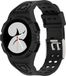 Wigento Samsung Galaxy Watch 5 Pro 45mm siliconen horlogeband met geïntegreerde behuizing