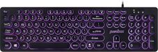 Perixx Periboard-317R Filaire Clavier avec Grandes Lettres et Touches Rondes
