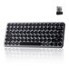 Keychron K1 toetsenbord (grijs, US lay-out (QWERTY), scissor switches, 75%, ABS keycaps, 2.4 GHz | Bluetooth | USB)