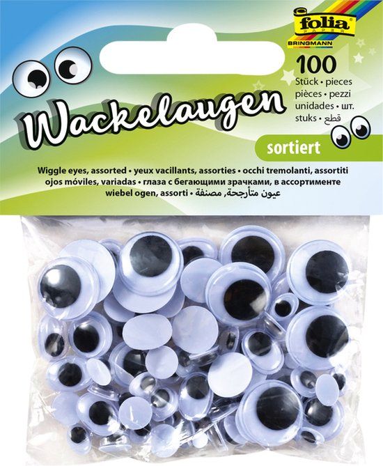 Folia Paper Folia Wiebeloogjes 100 stuks