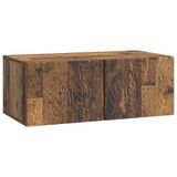 vidaXL Wandmontage TV-kast 59,5 x 41 x 30 cm Oud hout Bewerkt hout