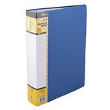 D.RECT Presentatiemap van polypropyleen A4, 100 hoesjes, presentatiemap, robuust, presentatiemap, aanbiedingsmap, blauw