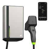 Green Cell GC HabuDen Wallbox 22kW 32A 5m Type 2 Laadkabel Intelligent EV Laadstation met GC App Bluetooth WiFi Compatibel met alle elektrische auto's Opladen met 22kW / 11kW / 7.2kW / 3.6kW