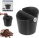 Merkloos Poubelle à expresso avec barre anti-choc en silicone antidérapante amovible, noir