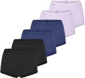 sloggi Dames maxi slip 6 pack Basic+ paars/blauw/zwart 3XL (46)