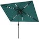 StarTech Rechthoekige parasol - 3,05 x 1,98 m - Blauw