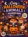 COZY HALLOWEEN ANIMALS: Bold & Easy Cute Cozy Halloween Animal Designs for Kids, Teens & Adults