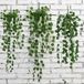 Unyqoos® Set van drie realistische hangende kunstplanten voor interieur en tuin