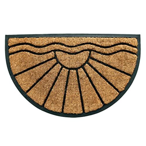 Coco&Coir Premium kokosmat met antislip pvc, voetwisser voor de entree, voor binnen en buiten, 45 x 75 cm