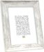 Deknudt Frames fotolijst S46EE1 - wit met zilver biesje - 20x25 cm