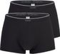 Mey Heren retro short / pant 2 pack Dry Cotton zwart