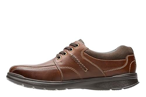 Clarks Cotrell Walk Men's Oxford Flat, Tobacco, 7 UK Wide