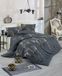 L'Essentiel Linge de Maison, Begonvilla - EPJ6187, Anthraciet, housse de couette, 65% coton / 35% polyester
