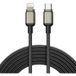 Lito Câble de Données et de Charge USB-C - Lightning Lito LD17, 20W, 1m, Noir