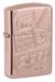 Zippo Stormaansteker, Script Collectible, armor roségoud, diepgravure, navulbaar, herbruikbaar, windbestendig design, geschenkdoos, gemaakt in de VS
