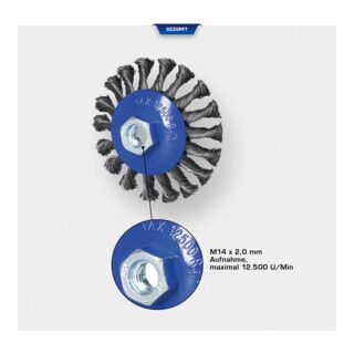 Brilliant Tools Conische borstel - Ø 100 mm - M14 - 1 stuk