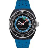 Tissot Sideral S Powermatic 80 T1454079705701 Horloge - Rubber - Blauw - Ø 41 mm