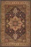 Safavieh Traditioneel Geweven Binnen Vloerkleed, Mahal Collectie, MAH656, Navy & Natuurlijk, 155 X 231 cm