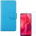 ZT Accessoires Huawei P20 Lite (2019) Portemonnee Hoesje - Turquoise - Book Case - Incl. Screenprotector