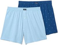 Abanderado Set van 2 boxershorts met print voor heren, Blauwe camaïeu