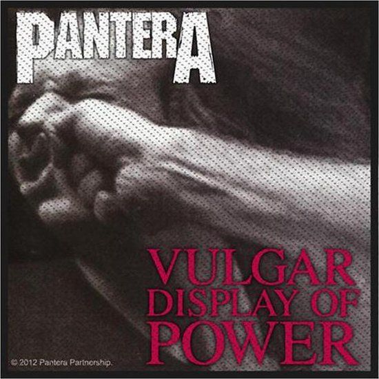 Pantera Vulgar Display Of Power Patch - Multicolours