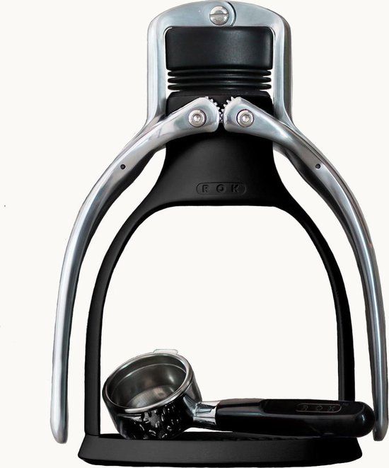 ROK Espresso GC Black Espressomachine | Zwart