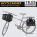 Unbranded MTX Opvouwbare achterfietstas, zwart, 31,5 x 22,5 x 20,5 cm / 12,4 x 8,8 x 8,0 inch (uitgeklapt)