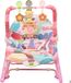 Equivera Chaise à bascule pour bébé - Transat - Chaise berçante pour bébé - Chaise bébé - Rose