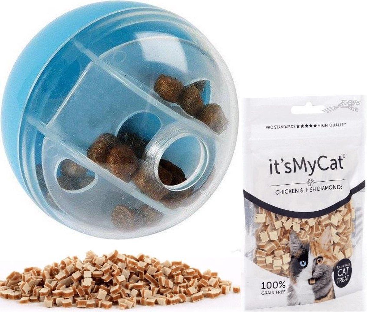 It's My Cat Snackbal voor katten incl. snacks